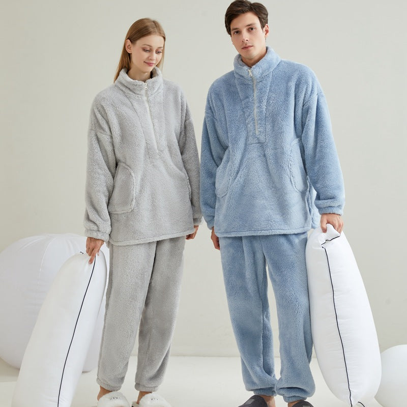 Couple Coral Velvet Pajama